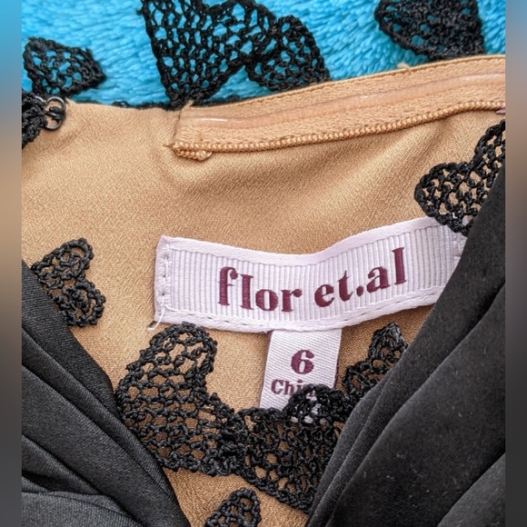 NWT Flor Et. Al Arosa Dress Anthropologie x BHLDN Lace Midi Sheath MSRP $595 - Picture 12 of 16